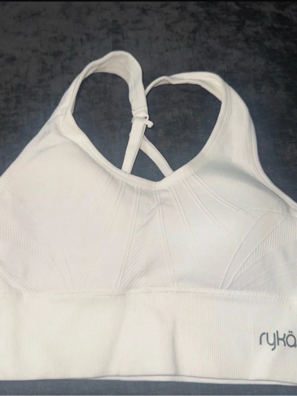 Ryka Navy and Cream Seamless Support Sports Bras - Pack of 2